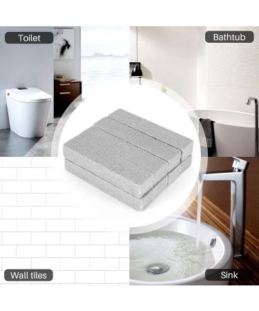 Xeodaun 8 Pieces Pumice for Cleaning Pumice Scouring Pad Grey Pumice Stick Cleaner for Removing Toilet Bowl Ring Bath Household Kitchen Pool - Buy Online on GoSupps.com