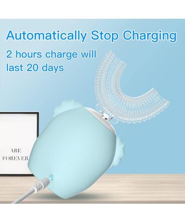 ELOTAME Kids U Shaped Electric Toothbrush with 4 Brush Heads - Grey Koala Auto Sonic Toothbrush for Children 8-15 Years - 360 Full Mouth Cleaning - Animal Toddler Automatic Toothbrush with Travel Cup - Buy Online on GoSupps.com