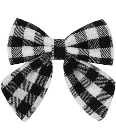 YUPs Tartan Bow Knot Hair Clips - Festive Handmade Plaid Fashion Accessory for Girls - Buy Online on GoSupps.com