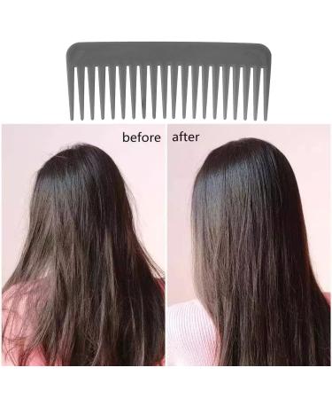 Luoshapucy Wide Tooth Antistatic Hair Comb for Men & Women - Perfect Hairdresser Styling Tool (Gray) - Buy Online on GoSupps.com