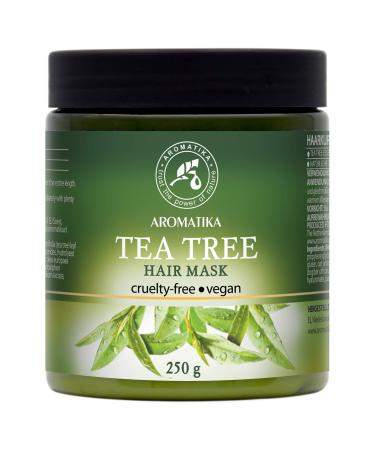 Hair mask with tea tree oil - 250g - hair mask with tea tree oil argan oil - olive oil - hair treatment care for all hair types - scalp care - Tea Tree Oil Hair mask - hair care