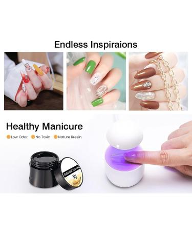 Gel Glue for Nails | Acrylic Nail Gel UV | Nail Glue Nail Tips Solid Gel | Versatile Long Lasting Nails Strong Adhesive for Wife Girlfriend Families Friends | High Durability Manicure Gel 15ml - Buy Online on GoSupps.com