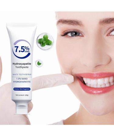Hydroxyapatite Toothpastes for Enamel Protection and Tooth Strengthening Gentle Mint Fresh Breath Daily Use for Oral Health(5pc) - Buy Online on GoSupps.com