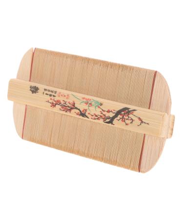 Yardwe Peigne Antipelliculaire Double Face pour Chat et Chien Dents Fines Bambou pour Toilettage et limination des Poils
