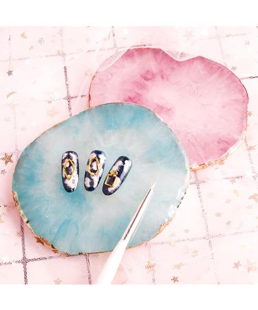 WOSO Pink Resin Nail Art Palette | Nail Polish Mixing Tray & DIY Accessories for Nail Design - Buy Online on GoSupps.com