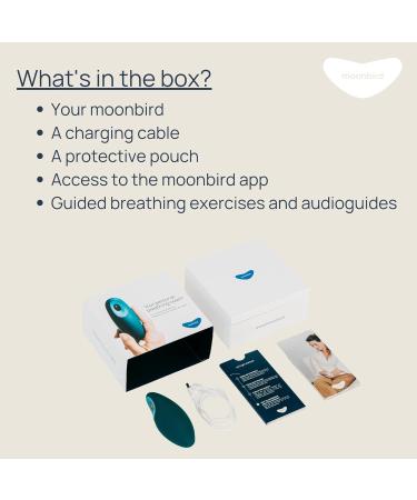 Moonbird Breathing & Meditation Device | Sleep Aid for Adults | Stress & Fear Relief | Black & Gray - Buy Online on GoSupps.com