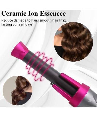 Automatic Curling Iron - Rotating Hair Curler with 3 Interchangeable Barrels for Beach Waves Adjustable Temps & LCD Display - Dual Voltage eCommerce - Buy Online on GoSupps.com