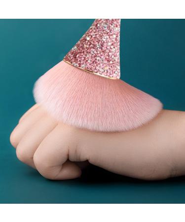 JERCLITY Powder Makeup Brush - Super Large Kabuki Brush for Blush & Loose Powder | Pink Diamond | Best for Flawless Application - Buy Online on GoSupps.com