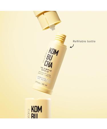 Avatara Kombucha Simple Shield Face Sunscreen | Zinc Oxide SPF Moisturizer & Teen Skincare | BHA & Hyaluronic Acid | Mineral Sunscreen 1.01 fl. oz - Buy Online on GoSupps.com