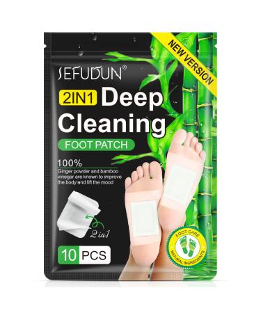 10PCS Foot Pads  Foot Patches  Soothing Deep Cleansing Foot Pads Good for Your Feet and Body Care Feel Better  for Man and Woman