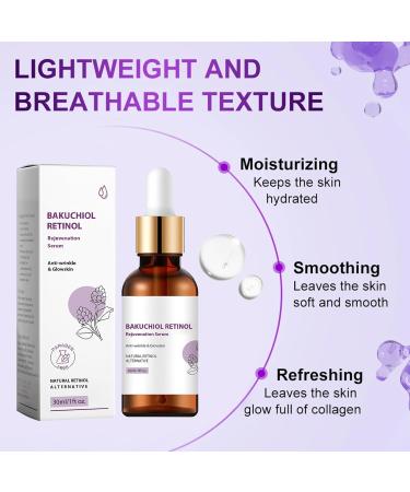 Bakuchiol Retinol Serum - Venature Retinol Rejuvenation for Face | Anti-Aging Serum for Wrinkles & Fine Lines | Korean Skin Care - Buy Online on GoSupps.com