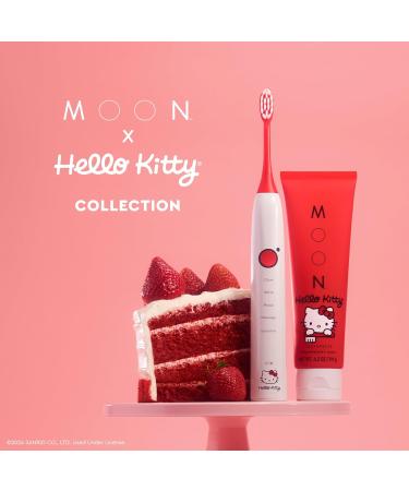 Buy MOON x Hello Kitty Pink Toothpaste - Vegan Fluoride-Free Strawberry Mint Flavor for Fresh Breath | 4.2 oz - Ideal for Adults & Kids - Buy Online on GoSupps.com