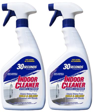 30 SECONDS Mold and Mildew Stain Remover Spray | Scrub Free Formula | 2 Pack