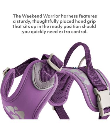 Hurtta Weekend Warrior Dog Harness - Size 60-80cm Currant - Durable & Adjustable for International Shipping - Buy Online on GoSupps.com