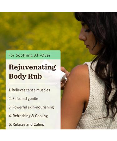 Moon Valley Organics Rejuvenating Body Rub with Arnica Mint & Lavender - Soothing Salve for Sore Muscles - Moisturizing & Cooling Relaxation for All Ages - Buy Online on GoSupps.com
