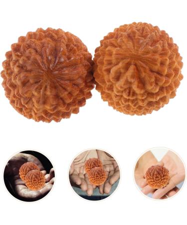 TOVINANNA 6-Piece Spiky Massage Ball Set | Handmade Wooden Roller Balls for Hand & Foot Therapy | Mini Exercise & Fitness Tool | International Shipping - Buy Online on GoSupps.com