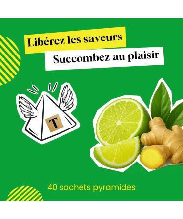 Twinings - Assortiment D couverte Vivifiant et Acidul - Th Vert Saveur Citron Vert Gingembre - 40 Sachets - D guster Chaud ou Froid (Lot de 2) - Buy Online on GoSupps.com