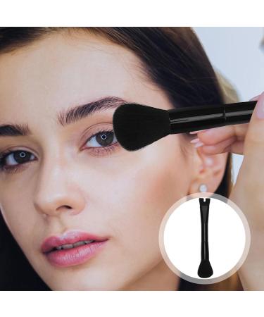 Baluue Powder Brush Double Ended Makeup Brush U Shaped Nose Contour Brush Face Brush Makeup Tool Black - Buy Online on GoSupps.com