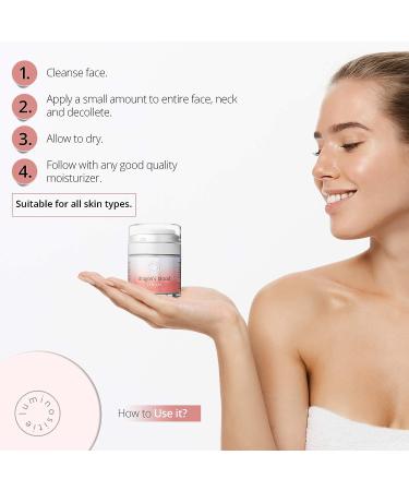 Dragon's Blood Serum Face Tightening Gel - 1.7oz Vegan Moisturizer for Repair, Soothe & Protect, Made in USA - Buy Online on GoSupps.com