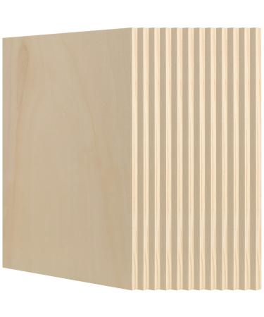 MANCHAP 12 Pack 9 x 12 Inch Wood Canvas Panels Unfinished Wood Cradled Painting Panel Boards Wooden Canvas Board Wood Artist Canvas for Painting Encaustic Art Wood Burning Pouring Crafts