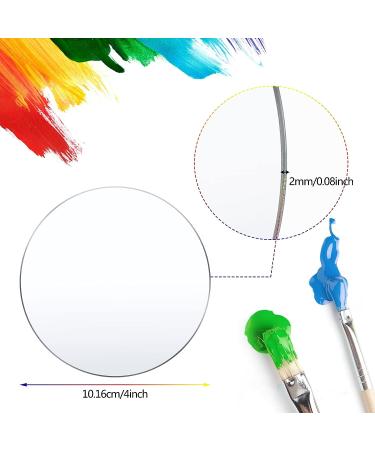 50-Piece Clear Circle Acrylic Blanks - 4 Inch Round Discs for Picture Frames, Painting, DIY Crafts - Buy Online on GoSupps.com