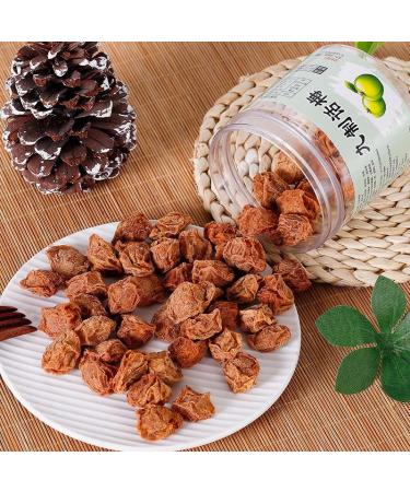 Instant preserved plum canned red bayberry sour and sweet preserved fruits 155g/can dried plum fruit snack gift fruit soft candy instant breakfast office leisure snacks (Preserved Plum 1can) Preserved Plum 1can