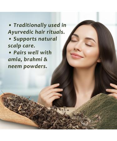 Bhringraj Powder 8 Oz | 100% Pure Eclipta Alba | Ayurvedic Hair Care | For DIY Masks & Herbal Oils - Buy Online on GoSupps.com