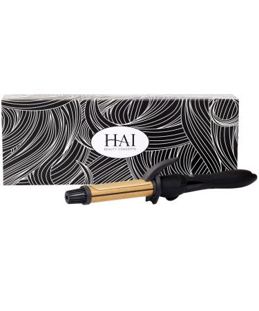 HAI Silk Ceramic Curling Iron for Women - Professional Fast Heating Hair Straightener Curler with Dual Voltage - Wand Curling Iron for Traveling & All Hair Types - 1 inch