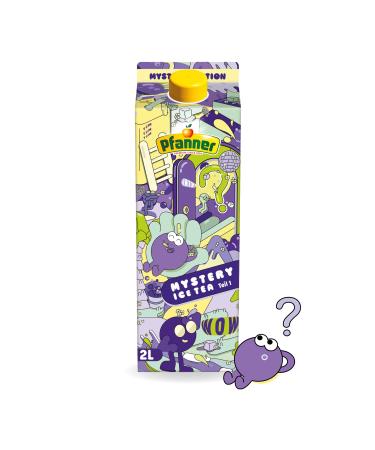 Pfanner Iced Tea Mystery 1 x 2 l Ice Tea Limited Edition directly brewed tea with a secret flavour Tetra Pak