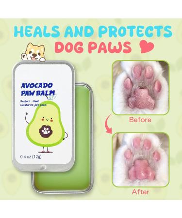 Balm Moisturizing cream for dogs foot care soothing butter for dry cracks and stressed skin regeneration pampering puppy winter travel home - Buy Online on GoSupps.com