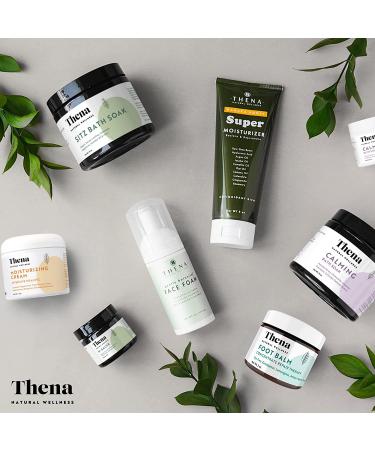 THENA Tea Tree Oil Antifungal Cream - Extra Strength Foot Balm for Athlete's Foot, Dry Skin, Cracked Heels & Fungal Infections - Natural Treatment for Itch Relief, Toenail Fungus, Calluses & Ringworm - Best Anti-Fungal Foot Care for Humans - Buy Online on GoSupps.com