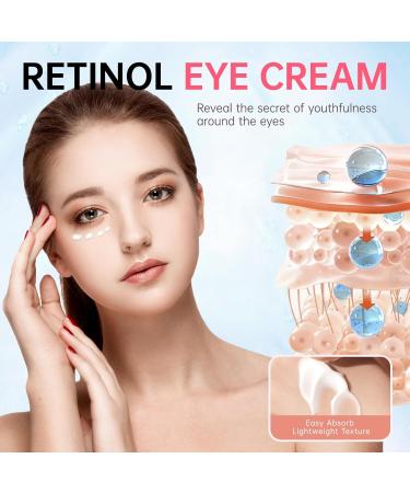 Instant Reduction of Eye Bags-Retinol Eye Cream Dark circles Relieves Dark Circles And Puffiness Youth Eye Cream: Smooth Wrinkles Hydrating Tightens The Delicate Skin Under The Eyes 0.7 OZ -PPP 1Pack-W - Buy Online on GoSupps.com
