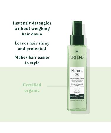 Ren Furterer - NATURIA - Express Detangling Spray - Certified Organic Lightweight Leave-in Moisturizer - 200ml - Buy Online on GoSupps.com