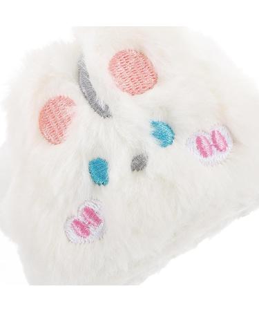 Lot de 4 Bracelets de Lavage de Visage Absorbants en Tissu Imitation Fourrure Anti-humidit et tanches Jusqu au Poignet Couleur Blanc Motifs Chat et Lapin Accessoires - Buy Online on GoSupps.com