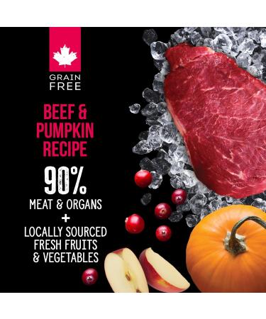 Nutrience Subzero Freeze-Dried Raw Dog Food - Beef & Pumpkin Recipe - 369 g (13 oz) Beef & Pumpkin 369 g (Pack of 1) - Buy Online on GoSupps.com