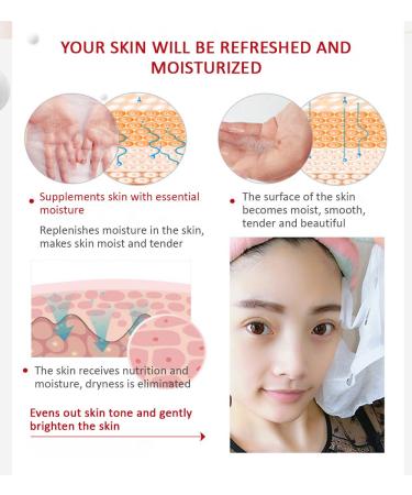 BIOAQUA V7 Deep Hydration Face Mask - 8 PCS | Youthful Skin with Seven Vitamins & Natural Extracts - Refreshing & Moisturizing - Buy Online on GoSupps.com