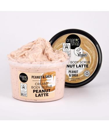 Organic Peanut Latte Creamy Body Scrub with Shea - 250 ml - Buy Online on GoSupps.com