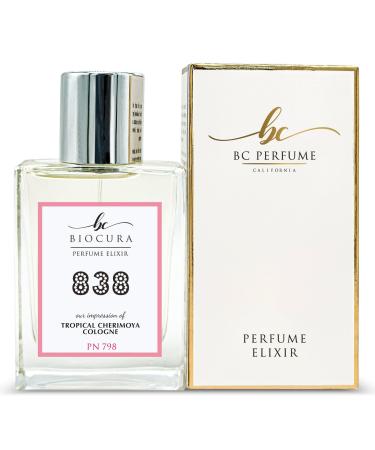 BC Perfume 838 Inspired by Jo M Tropical Cherimoya Cologne For Women & Men Fragrance Dupes Eau de Parfum Bottle 1.7 Fl Oz/50ml