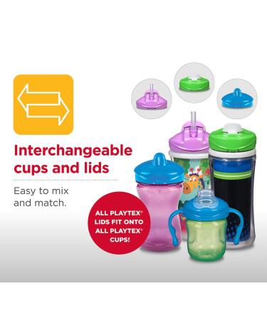 Playtex Sipsters Stage 2 Spout Sippy Cups - 9 oz | Leak-proof Design - Buy Online on GoSupps.com