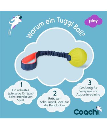 Shop Coachi Tuggi Toys - Durable Tuggi Ball for Dogs | Company of Animals - International Shipping Available - Buy Online on GoSupps.com