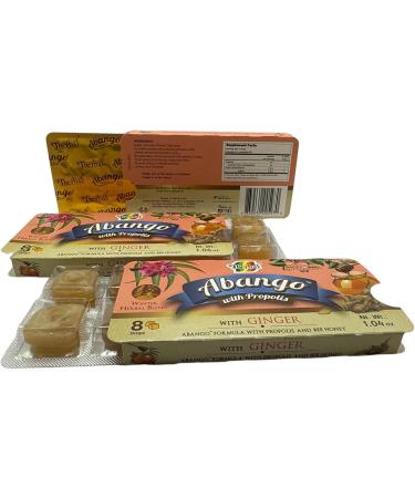 Abango Propolis & Ginger Cough Drop Trays - Winter Herbal Blend - Delicious Flavor (3 Pack) Dulces para la TOS - Buy Online on GoSupps.com