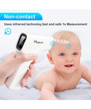 Non-Contact IR Forehead Thermometer for Baby, Kid & Adult - Fever Alarm & Memory Function - Buy Online on GoSupps.com