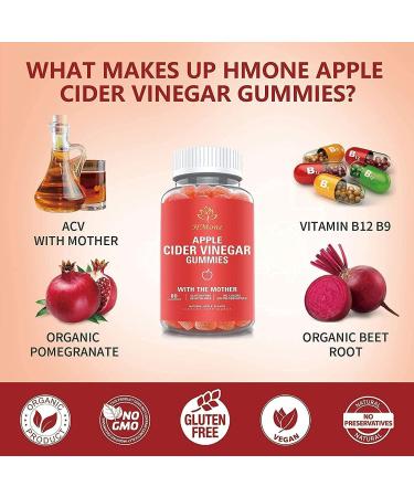 Buy 2 Pack Organic Apple Cider Vinegar Gummies Immune Support & Energy Boost for Adults & Kids | ACV Gummies with Mother - Buy Online on GoSupps.com
