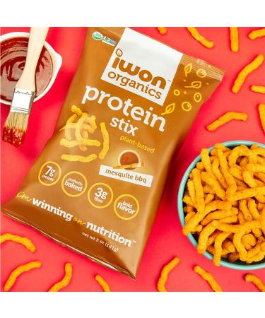 IWON Organics - Family Size Mesquite BBQ Stix 12x142g Brown