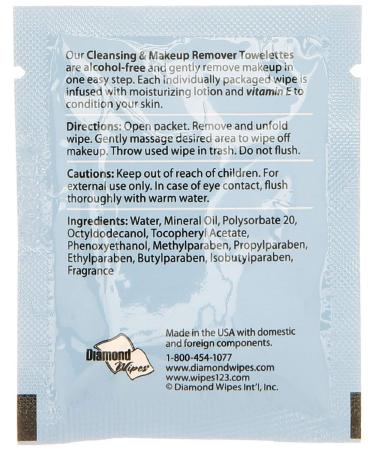 Vitamin E Makeup Remover Wipes - 25 Pack in Organza Bag - Buy Online on GoSupps.com