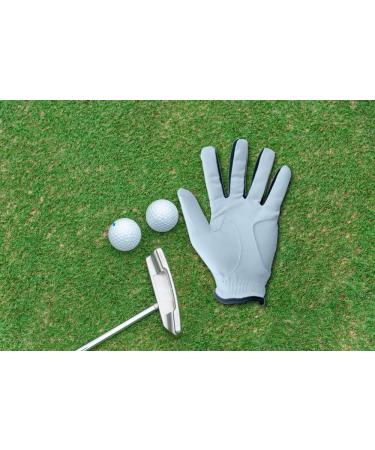 BOSSER Men's Leather Golf Gloves - Extra Soothing Effect for Left & Right Hand - Size L - White - Buy Online on GoSupps.com