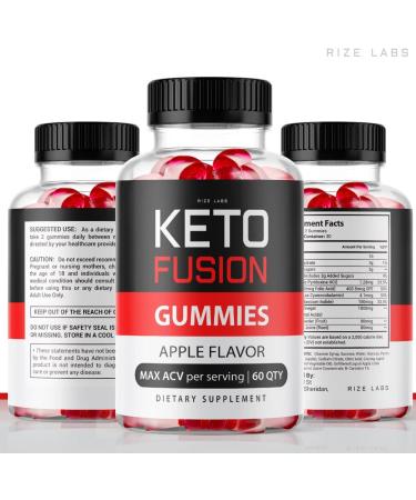 Keto Fusion ACV Gummies - Advanced Formula for Weight Loss - 60 Gummies - Buy Online on GoSupps.com