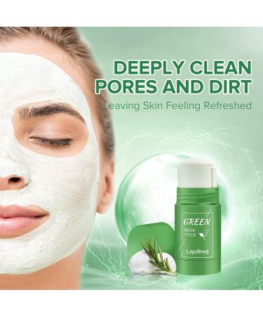 Green Tea Mask Stick - Deep Cleansing & Moisturizing Clay Mask for All Skin Types | Men & Women - Buy Online on GoSupps.com