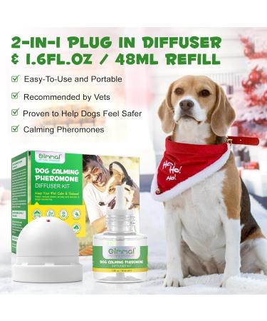 Dog Calming Pheromone Diffuser Kit Dog Pheromone Diffuser Effectively Relieve Anxiety Stress Dog Calming Diffuser Comfort for Dogs Reduce Stress Antiety and Tension ( 30-Days Diffuser & Refill ) - Buy Online on GoSupps.com