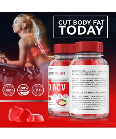 Keto Rush Keto ACV Gummies - Maximum Strength Weight Loss Support Supplement | 60 Count Gummy Vitamins for Keto Diet | KetoRush Gomitas Reviews - Buy Online on GoSupps.com
